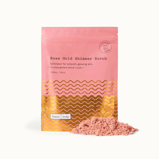 Rose Gold Shimmer Scrub